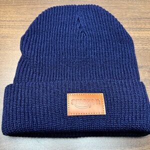 Amazon - Cuffed Knit Beanie - Dark Navy Blue